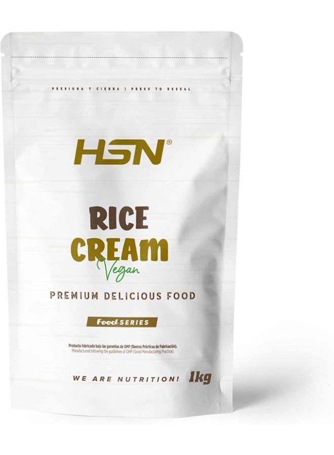 HSN Rice Cream | Chocolate 1 kg | 100% Pregelatinized Rice Flour with Extra Fine and Creamy Texture | No Added Sugars | No Doser Included | Non-GMO, Vegan, Gluten Free